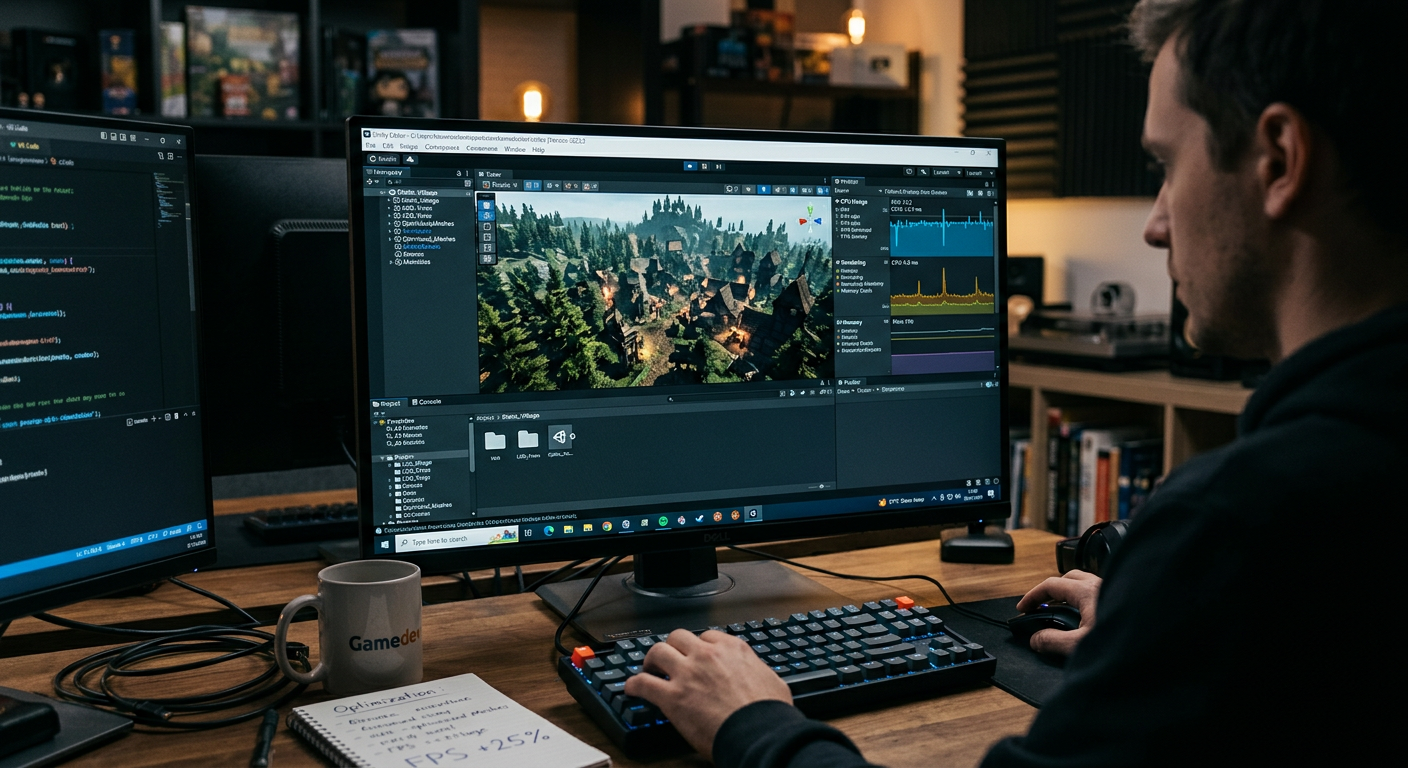 Optimización en Unity: mejora el rendimiento